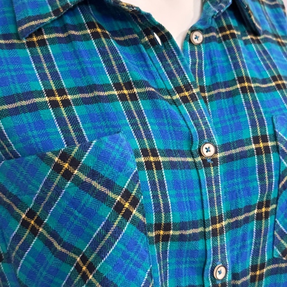 Nirvana Upcycled Plaid Schacket - Picture 5 of 7